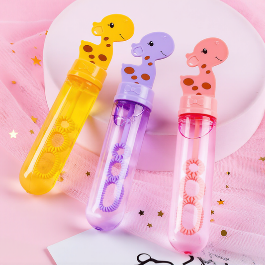 Cute Giraffe Bubble Wands for Kids