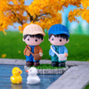 Cute Miniature Boy Figurines - Set of 2