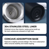 Personalized Black Stainless Steel Insulated Bottle