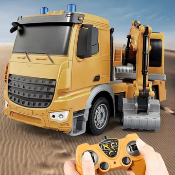 Remote Control (RC) Excavator Truck – Construction Engineering Toy