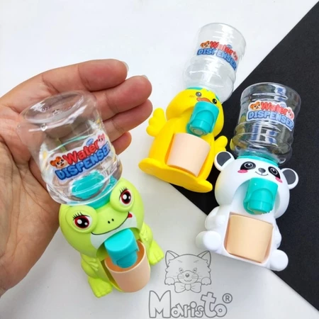 Mini Animal Water Dispenser Toy for Kids – Functional Cute Desktop Beverage Fountain