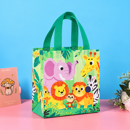 3D Forest Animals Cartoon Non-Woven Gift Bag