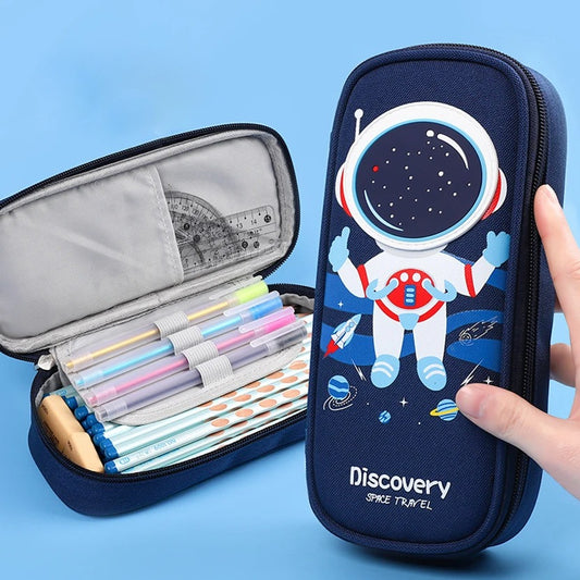 Durable Space Discovery Kids' Stationery Pencil Pouch