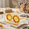 Yellow & Orange Flower-Shaped Kids Sunglasses