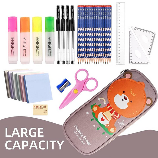 The Happy Bear Pencil Case: Cozy & Organized