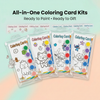 Kids DIY Watercolor Painting Card Kit