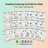 Kids DIY Watercolor Painting Card Kit