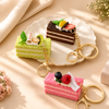 Realistic Sweet Pastry Keychains | Cute Simulated Dessert Bag Charm