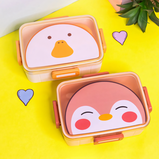 Animal Lunch Box With Spoon & Container