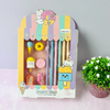 Dessert Time 13-in-1 Pencil & Eraser Set | Cute Pastel Stationery