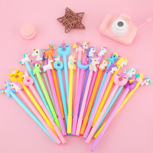 Unicorn Magic Gel Pens – Set of 10