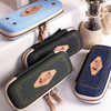 Western Vintage Retro Cowboy Pencil Case Durable & Trendy