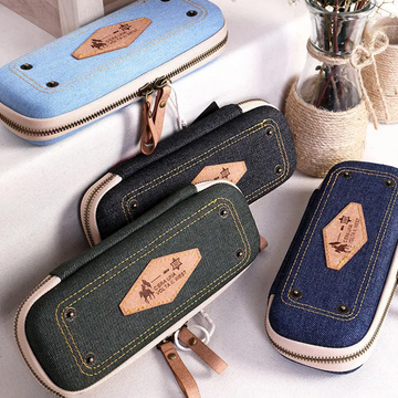 Western Vintage Retro Cowboy Pencil Case Durable & Trendy