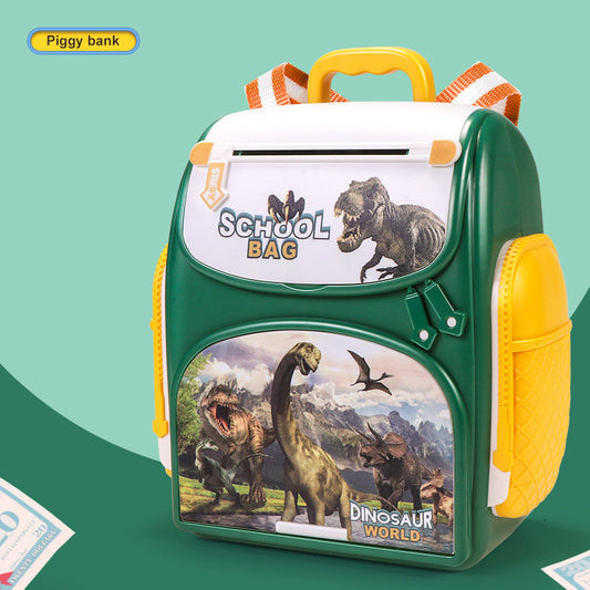 Electric Dinosaur School Bag Piggy Bank/Money Box