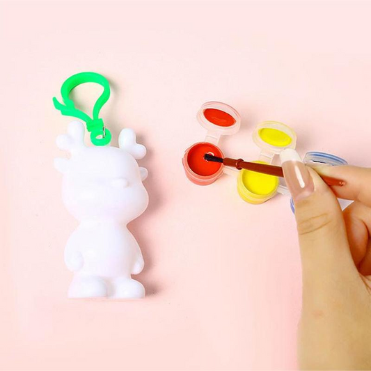 DIY Fluid Bear Keychain Painting Kit – Unleash Your Inner Artist