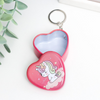 Unicorn Heart Mini Tin Box Keychain