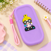 Chic Cartoon Character Silicone Travel Pouch