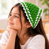 Handmade Crochet Hair Bandana for Girls