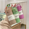 150ml Mini Pocket Vacuum Bottle | Portable Insulated Water Bottle with Straw Lid & Strap