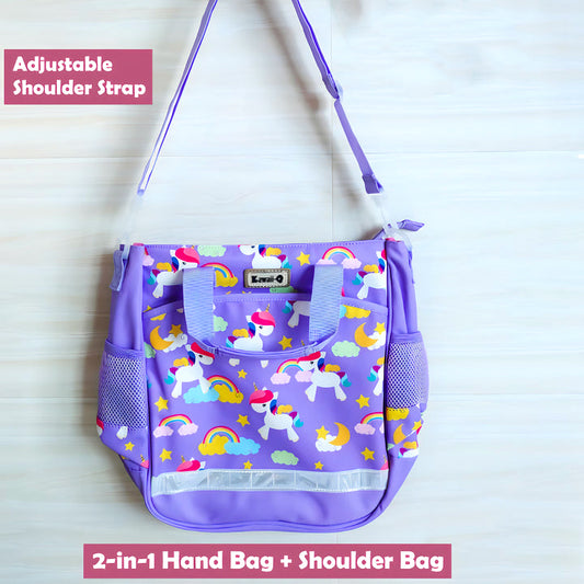 High-Quality Unicorn Theme Multipurpose Large Capacity Shoulder Bag