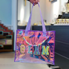Holographic Tote Bag – Trendy Transparent Bag