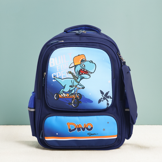 Cycling Dino School Bag
