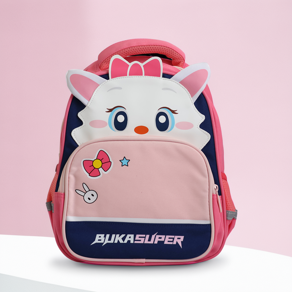 Cute Cat Unisex School Bag For Primary School Students Spine Protect Nylon Backpack Children Satchel With Tutorial Bag Pencil Case Buy Cheaply On