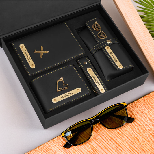 Custom Corporate Gift Set: Wallet & Essentials