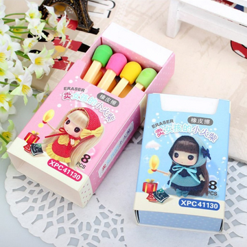 Match Stick Erasers