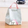 Cute Unicorn & Summer Cat Thermal Insulated Lunch Bag  | Portable Canvas Picnic Tote