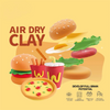 Fast Food DIY Air Dry Clay 1 Pcs