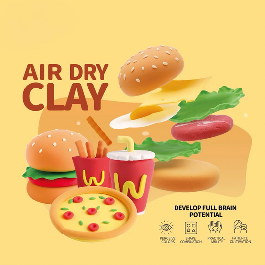Fast Food DIY Air Dry Clay 1 Pcs