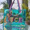 Holographic Tote Bag – Trendy Transparent Bag