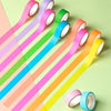 Pastel & Bright Washi Tape | 10m x 12mm Decorative Craft Roll