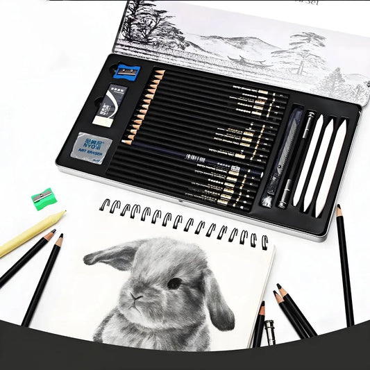 29pcs Sketching & Drawing Pencil Art Tool Kit