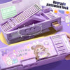 Magic World Lock & Store! Large Capacity Multi-Layer Pencil Case