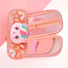 3D Unicorn & Liquid Glitter Hardtop Pencil Case