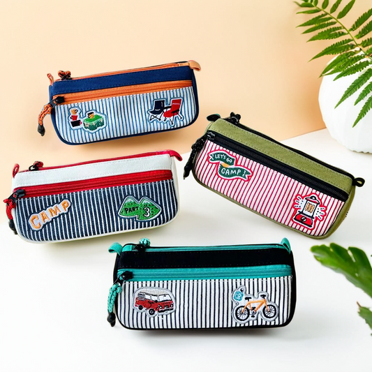 All-in-One Stationery Zipper Pouch – Durable & Trendy