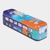 Bus Shaped Double-Layer Metal Pencil Box
