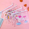 Unicorn Multipurpose Transparent Zipper Pouch