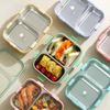 Kawaii O Cute 2 Grid 800ml Stainless Steel Lunch Box