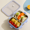 Kawaii O Cute 2 Grid 800ml Stainless Steel Lunch Box
