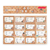 3D Capybara Book Labels | Name Stickers