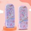 3D EVA Colorful Unicorn Zipper Pencil Pouch