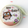 Cute Owl Round Tin Coin Pouch