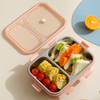 Kawaii O Cute 2 Grid 800ml Stainless Steel Lunch Box