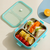 Kawaii O Cute 2 Grid 800ml Stainless Steel Lunch Box