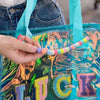 Holographic Tote Bag – Trendy Transparent Bag