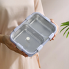 Kawaii O Cute 2 Grid 800ml Stainless Steel Lunch Box