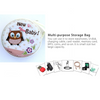 Cute Owl Round Tin Coin Pouch